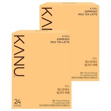 KANU 紅茶拿鐵咖啡, 17.3g, 24條, 2盒