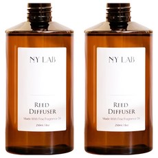 NY LAB 紐約實驗室 紐約天然植粹精油香氛室內擴香 Set, 260ml, 玫瑰花海, 2瓶