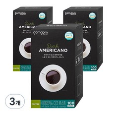 gomgom 深焙美式咖啡, 1g, 100入, 3個