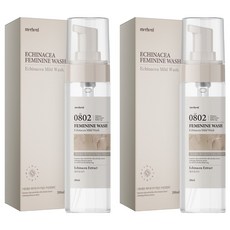 Merhent 紫錐菊溫和女性私密處清潔液, 200ml, 2個