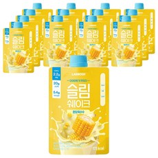 Labnosh 纖活蛋白奶昔粉隨身包 草堂甜玉米風味, 14個, 45g