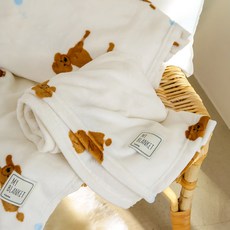 Aizari 嬰兒貂皮超細纖維毯子, Choco Songyi