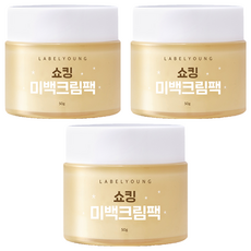 Label Young Shocking亮白面膜霜, 50g, 3罐