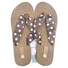 TAY SONG 太松 純色動力女拖鞋 棕色 40