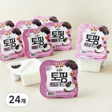 요플레 토핑 다크초코, 125g, 24개