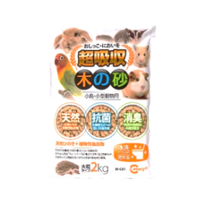 Canary 小動物瞬吸抑菌木屑砂 M-C677 2kg 1袋 貓砂 寵物用品