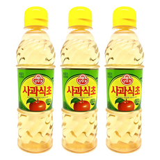 오뚜기 사과식초, 500ml, 3개