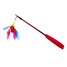 Canary 卡夢3節伸縮釣竿逗貓棒天使, 靈活互動 輕巧易收納, AT-3676, 1個