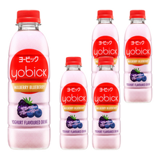 yobick 桑葚藍莓味 優酪乳風味飲品, 310ml, 5瓶