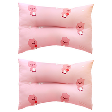 Nara Home Deco Zanmang Loopy 可愛愛心 護頸枕, 2個, 粉色