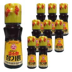 오뚜기 고소한 참기름, 55ml, 9개