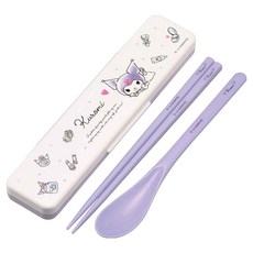 skater 銀離子兒童餐具湯匙筷子組 庫洛米, 湯匙, 筷子, Case, 1入