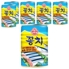 오뚜기 꽁치 통조림, 400g, 6개