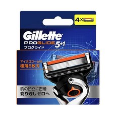 Gillette 吉列 Fusion5 鋒隱5 Proshield 鋒護 潤滑刮鬍刀頭, 4入, 1盒