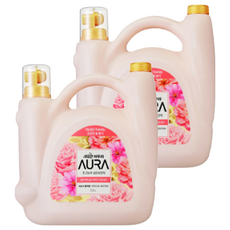 아우라 초고농축 섬유유연제 피오니 블러썸 본품, 5.5L, 2개