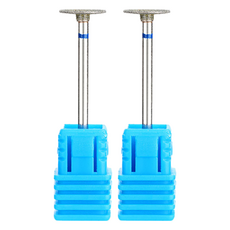 金屬足部護理磨頭 06, 2個, 混合顏色