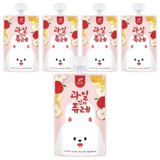 Little Spoon 水果果泥, 100g, 5個, 綜合口味(蘋果/梨/香蕉)