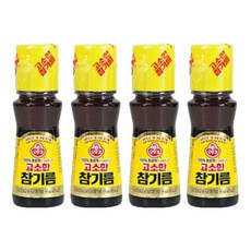 오뚜기 고소한 참기름 병, 55ml, 4개