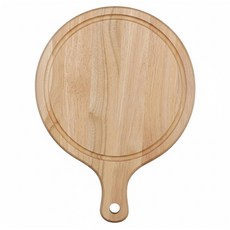 Iconic House Harbour 木製圓形砧板, 木頭色, 1個