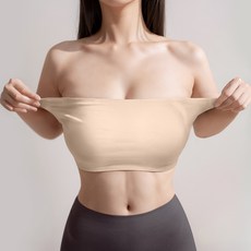 어나더디 안 흘러내리는 서포트 슬림 튜브탑