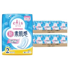 elleair 艾黎艾爾 elis 愛麗思 日本原裝進口 素肌感超薄衛生棉 無翼型, 36組, 52片, 日用型(20.5cm)