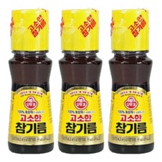 OTTOGI 不倒翁 芝麻油, 55ml, 3瓶