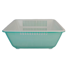 Polywise 翰庭 方型雙層盆, BI-5900 顏色隨機, 1個