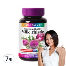 홀리데이즈 밀크씨슬, 90정, 7개