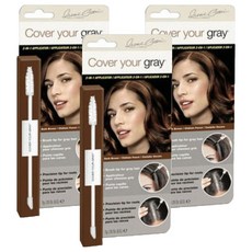 커버유어그레이 커버그레이 투인원, 다크브라운, 3개