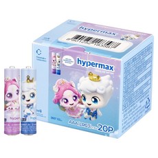 크린랲 캐치 티니핑 하이퍼맥스 알카라인 AAA 건전지, 20개입, 1개