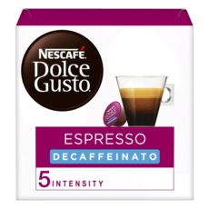 NESCAFE 雀巢咖啡 Dolce Gusto 多趣酷思 義式濃縮咖啡膠囊 低咖啡因, 5.5g, 16個裝, 1組