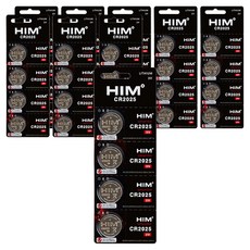 힘 코인 건전지 CR2025 3V, 4개입, 9개