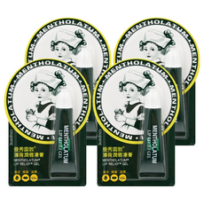 MENTHOLATUM 曼秀雷敦 全家潤唇凍膏 深層保濕 修護唇紋, 薄荷, 8g, 4條