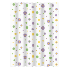 WE CHAMP 時尚環保加厚浴簾 WTB-520, 小花, 1個