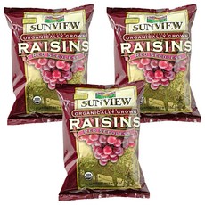 썬뷰 유기농 건적포도, 198g, 3개