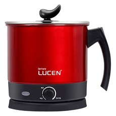 LUCEN LUCEN 電子多功能料理鍋 紅色 1.8L, LU-266R
