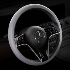 메이튼 차량용 논슬립 실리콘 핸들커버 A타입, 라이트그레이