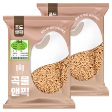 푸드앤픽 곡물앤픽 국내산 귀리, 2개, 2kg