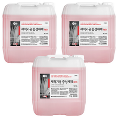 세제몰 식기세척기용 중성세제 레드, 18.75L, 3개