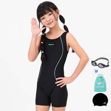 aquatica 二分泳衣 一般泳鏡 5件組 AQA122