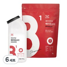 REBOW 優質小蘇打灑灑瓶 500g + 補充包 1kg, 6套