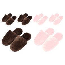 [쿠팡수입] 니토리 거실화 보아 2종 세트, 브라운, 로즈, 3개