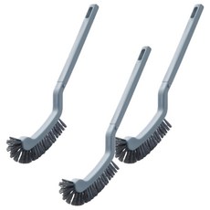 Hi Uncle U型曲線浴室馬桶清潔刷, 灰色, 3個