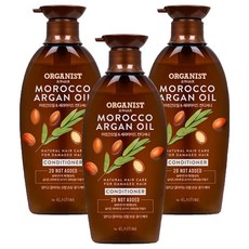 오가니스트 모로코 아르간오일 윤기영양 컨디셔너, 500ml, 3개