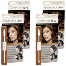 커버유어그레이 커버그레이 투인원, 미디움브라운, 4개