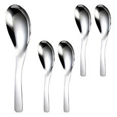 CHIFUN SENHUO 祈樂森活 不鏽鋼餐具 伯爵湯匙 16.8 x 4.5cm, 5支