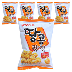 오리온 땅콩강정, 80g, 5개