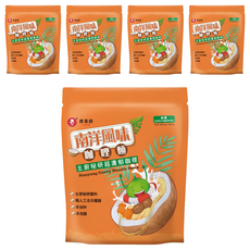 VEGECIAN 摩素師 南洋風味咖哩麵 244g, 5包