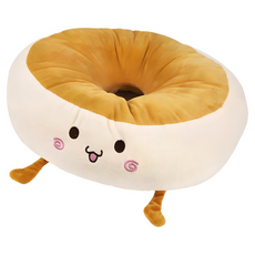 麵包造型圓形坐墊, 吐舌頭款, 1個