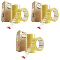 Modernary 國家代表 高彈力 不易撕破 封箱膠帶 輕包裝用 40m x 48mm, 15個